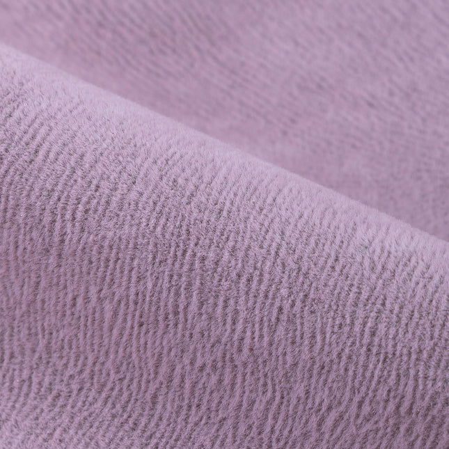 Light Pink Colour Brushed Textured Velvet Flock Easy Clean Sofa, Chair and Curtain Fabric