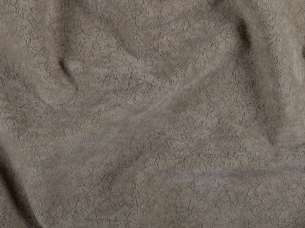 Light Olive Beige Colour Textured Velvet Flock Easy Clean Sofa and Chair Fabric