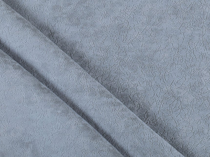 Cement Grey Colour Textured Velvet Flock Easy Clean Sofa and Chair Fabric