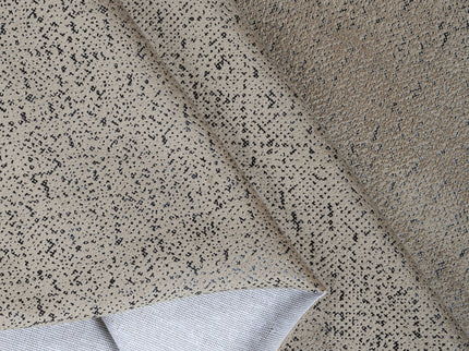 Brass Colour Textured Suede Readymade Curtain