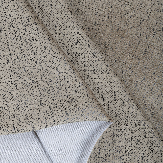 Brass Colour Textured Suede Readymade Curtain