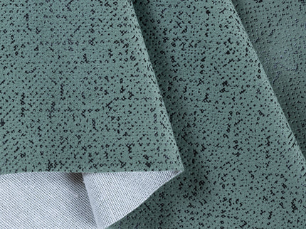 Olive Green Colour Textured Suede Sofa, Chair and Curtain Fabric