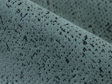 Olive Green Textured Suede Readymade Curtain