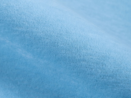 Medium Blue Colour Textured Velvet Flock readymade cushion cover