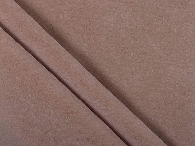 Peach Colour Plain Velvet Flock Easy Clean Sofa, Chair and Curtain Fabric