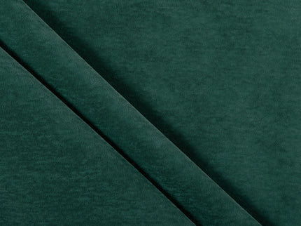 Medium Green Colour Plain Velvet Flock Easy Clean Sofa, Chair and Curtain Fabric