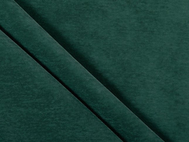 Medium Green Colour Plain Velvet Flock Easy Clean Sofa, Chair and Curtain Fabric