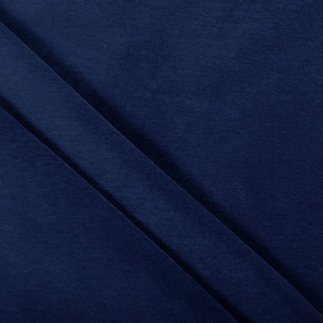 Royal Blue Colour Plain Velvet Flock Easy Clean Sofa, Chair and Curtain Fabric