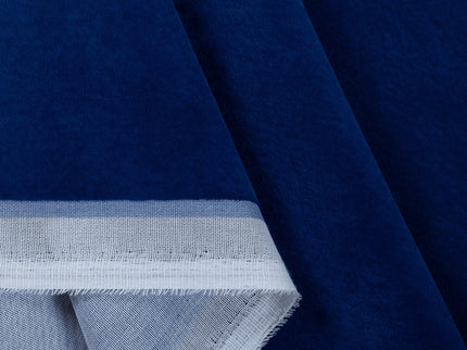 Royal Blue Colour Plain Velvet Flock readymade cushion cover