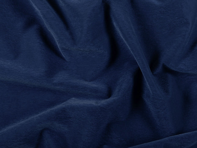 Royal Blue Colour Plain Velvet Flock Easy Clean Sofa, Chair and Curtain Fabric
