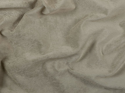 Olive Light Brown Colour Plain Velvet Flock Easy Clean Sofa, Chair and Curtain Fabric