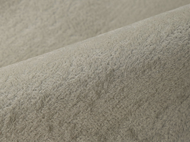 Olive Light Brown Colour Plain Velvet Flock Easy Clean Sofa, Chair and Curtain Fabric