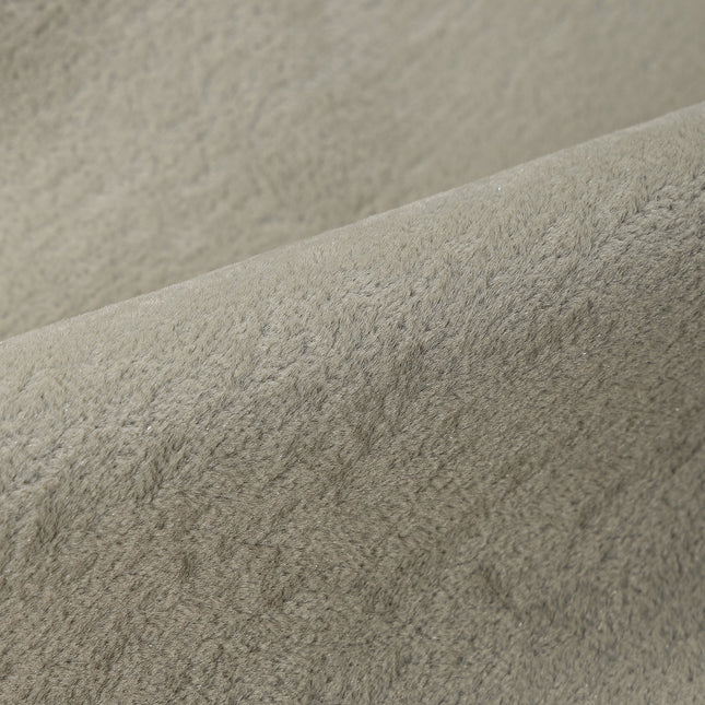 Olive Light Brown Colour Plain Velvet Flock Easy Clean Sofa, Chair and Curtain Fabric