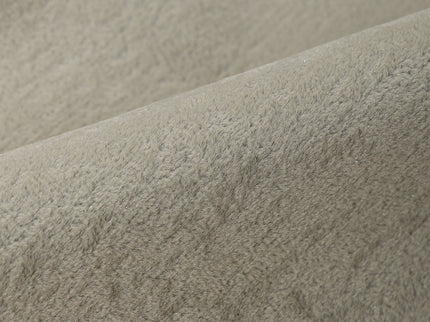 Olive Light Brown Colour Plain Velvet Flock Easy Clean Readymade Curtain