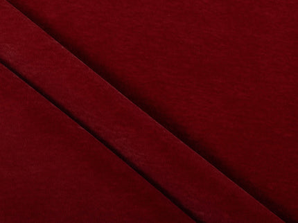 Rust Red Colour Plain Velvet Flock Easy Clean Sofa, Chair and Curtain Fabric