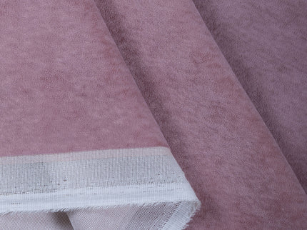 Ultra Pink Colour Plain Velvet Flock Readymade cushion cover