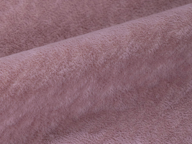 Ultra Pink Colour Plain Velvet Flock Easy Clean Sofa, Chair and Curtain Fabric