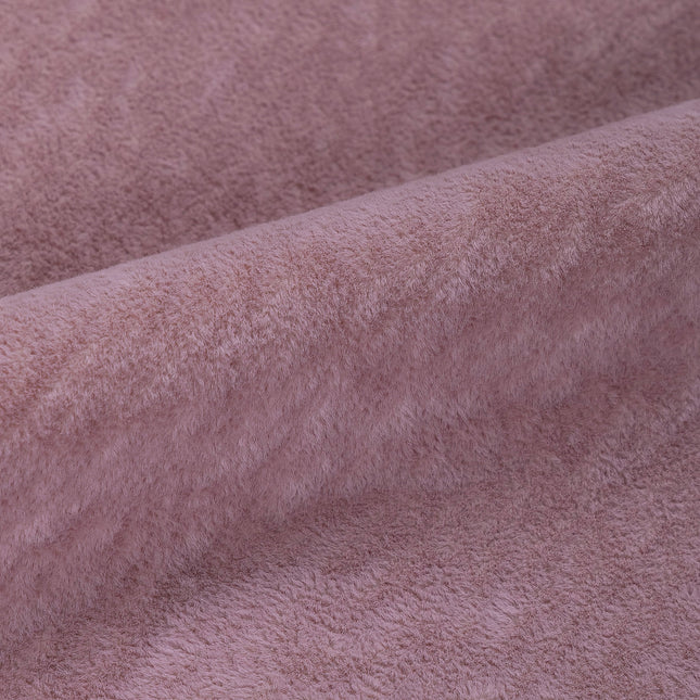 Ultra Pink Colour Plain Velvet Flock Easy Clean Sofa, Chair and Curtain Fabric