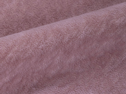 Ultra Pink Colour Plain Velvet Flock Easy Clean Readymade Curtain