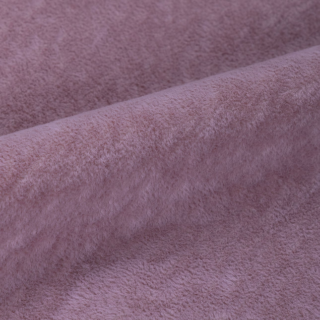 Ultra Pink Colour Plain Velvet Flock Readymade cushion cover