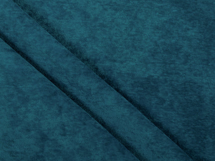 Turquoise Colour Plain Velvet Flock Easy Clean Sofa, Chair and Curtain Fabric