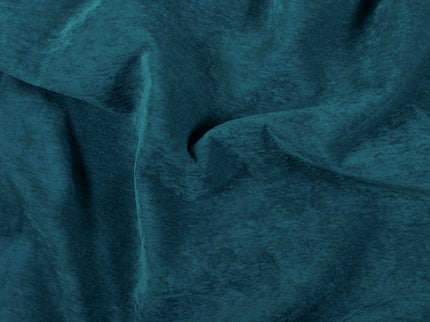 Turquoise Colour Plain Velvet Flock Easy Clean Sofa, Chair and Curtain Fabric