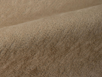 Peanut Brown Colour Plain Velvet Flock Readymade cushion cover