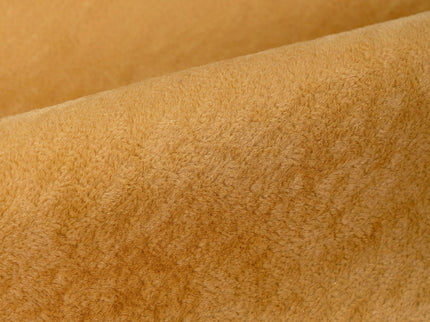 Dark Yellow Colour Plain Velvet Flock Easy Clean Readymade Curtain