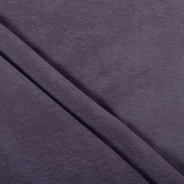 Mauve Violet Colour Plain Velvet Flock Easy Clean Sofa, Chair and Curtain Fabric