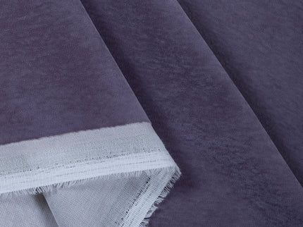 Mauve Violet Colour Plain Velvet Flock readymade cushion cover