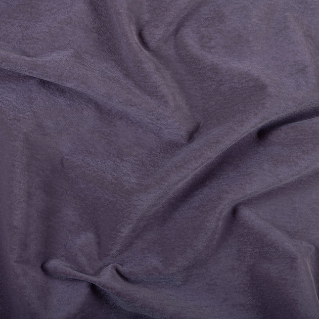 Mauve Violet Colour Plain Velvet Flock Easy Clean Sofa, Chair and Curtain Fabric