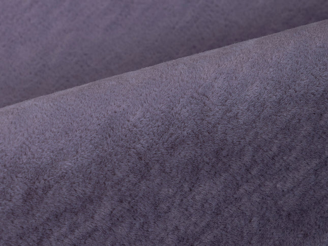 Mauve Violet Colour Plain Velvet Flock Easy Clean Sofa, Chair and Curtain Fabric