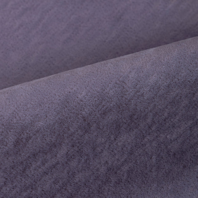 Mauve Violet Colour Plain Velvet Flock Easy Clean Sofa, Chair and Curtain Fabric