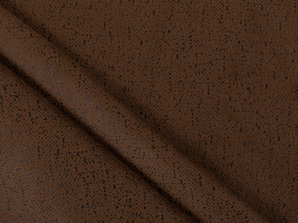 Olive Brown Colour Textured Suede Sofa, Chair and Curtain Fabric