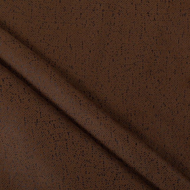 Olive Brown Colour Textured Suede Sofa, Chair and Curtain Fabric