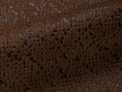 Olive Brown Colour Textured Suede Readymade Curtain