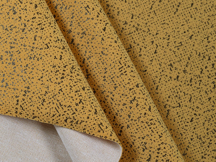 Mustard Yellow Colour Textured Suede Sofa, Chair and Curtain Fabric