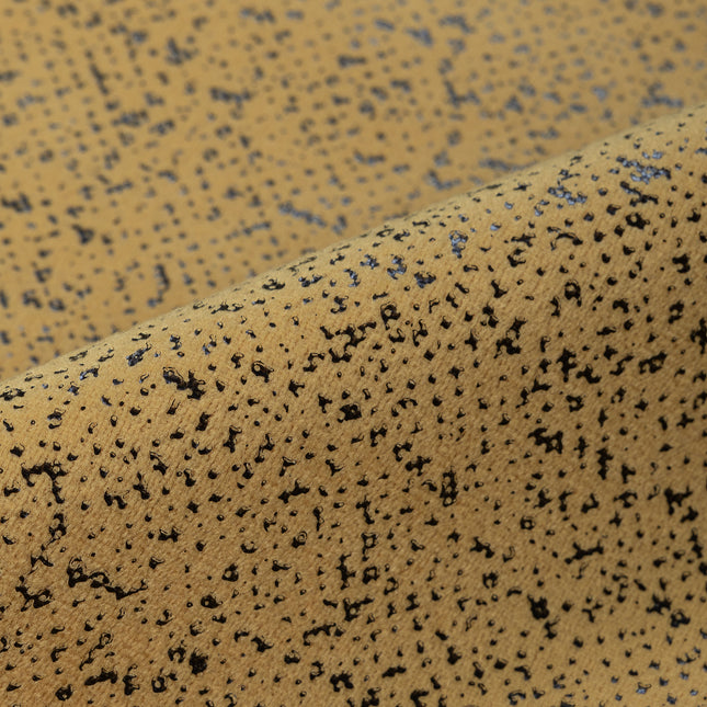 Mustard Yellow Colour Textured Suede Readymade cushion cover
