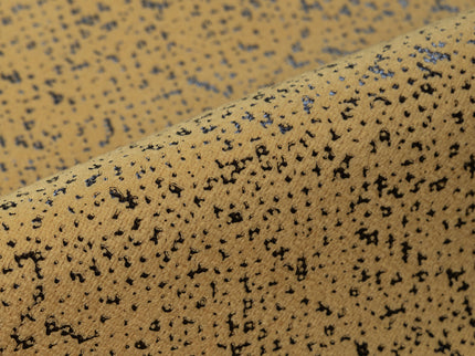 Mustard Yellow Colour Textured Suede Readymade Curtain