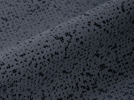 Medium Grey Textured Suede Readymade Curtain