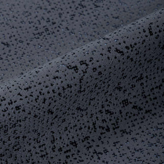 Medium Grey Textured Suede Readymade Curtain