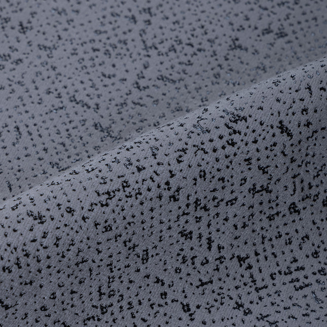 Stone Grey Textured Suede Readymade Curtain