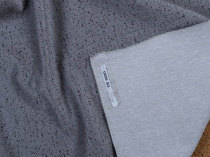 Stone Grey Colour Textured Suede Sofa, Chair and Curtain Fabric