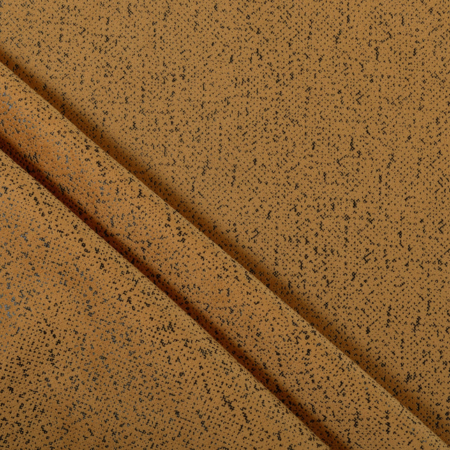 Ochre Golden Yellow Colour Textured Suede Sofa, Chair and Curtain Fabric