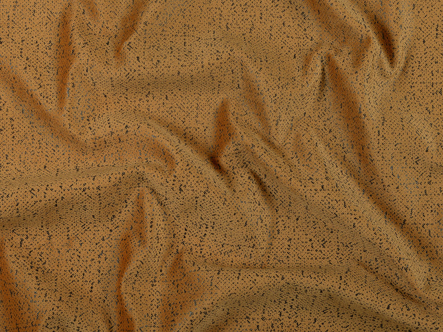 Ochre Golden Yellow Colour Textured Suede Sofa, Chair and Curtain Fabric