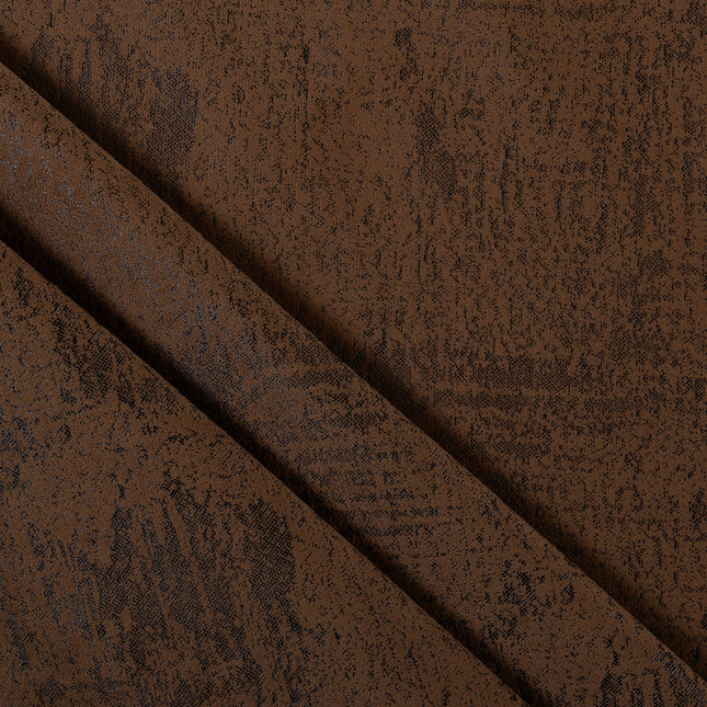Olive Brown Colour Textured Suede Sofa, Chair and Curtain Fabric