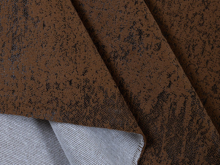 Olive Brown Colour Textured Suede Sofa, Chair and Curtain Fabric