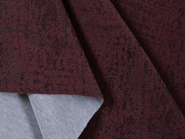 Earthy Mauve Colour Textured Suede Sofa, Chair and Curtain Fabric