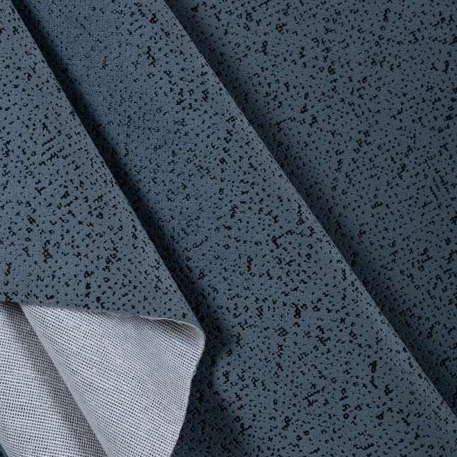 Blue Green Colour Textured Suede Sofa, Chair and Curtain Fabric