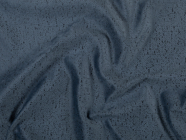 Blue Green Colour Textured Suede Sofa, Chair and Curtain Fabric